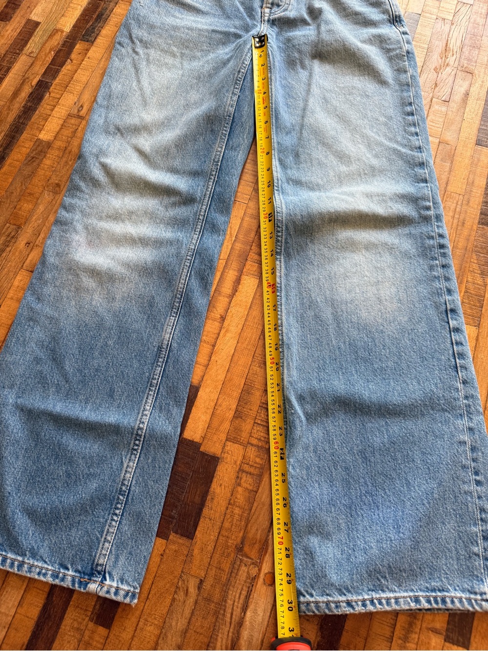 We The Free Faded Light Blue Bootcut Jeans